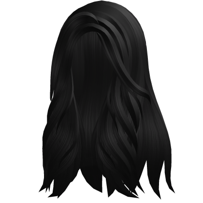Side Part Hair Black Roblox item