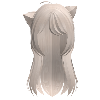 Cute Blonde Kitty Kemono Ear Hairs