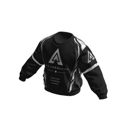 AYS Sweater BLACK WHITE