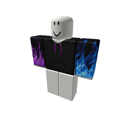 Blue and Purple Flame Shirt thumbnail