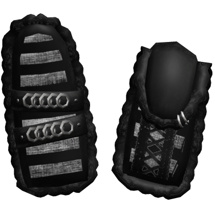 Striped Dark Vkei Emo Bunny Ears Roblox item
