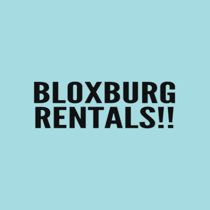 BLOXBURG RENTALS Roblox decal
