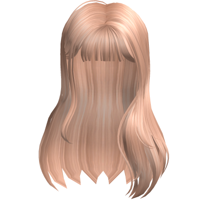 Straight Preppy Blonde Hair with Bangs