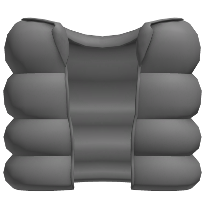 gray cozy puffer vest