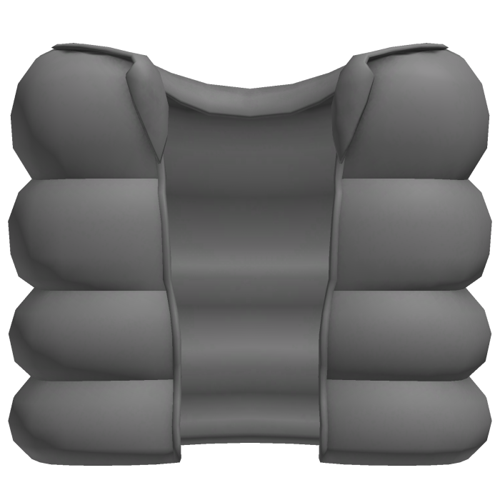 gray cozy puffer vest
