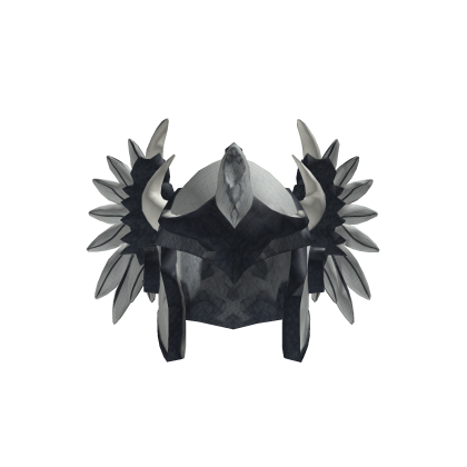 Black & White Winged Helmet