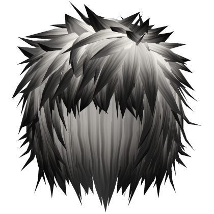White & Black Scene Messy Spiky Emo Boy Hair
