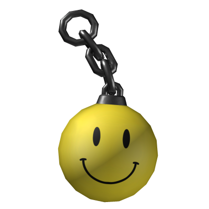 Yellow Smile Charm / Keychain Roblox item
