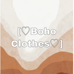 Boho clothes