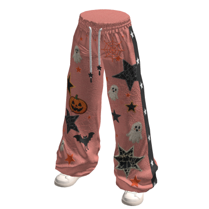 Spooky Pants w Shoe (Pink)