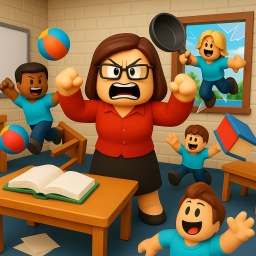 Destroy crazy teacher
