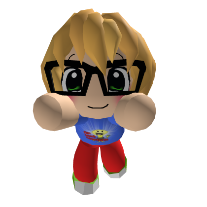 tiny facty boy fact nerd boy on your head Roblox item