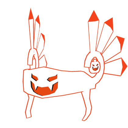 Orange Pumpkin Halloween Valk Roblox item