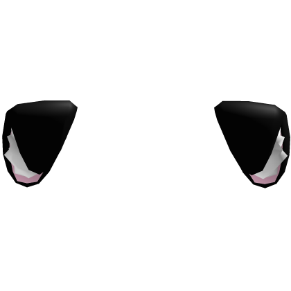 kawaii fluffy cat ears in black
