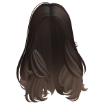 Long Curly Styled Snow Angel Hair (Brown Ombre)