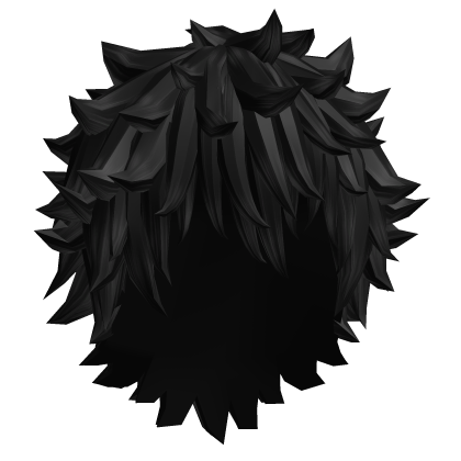 dark fluffy emo hair