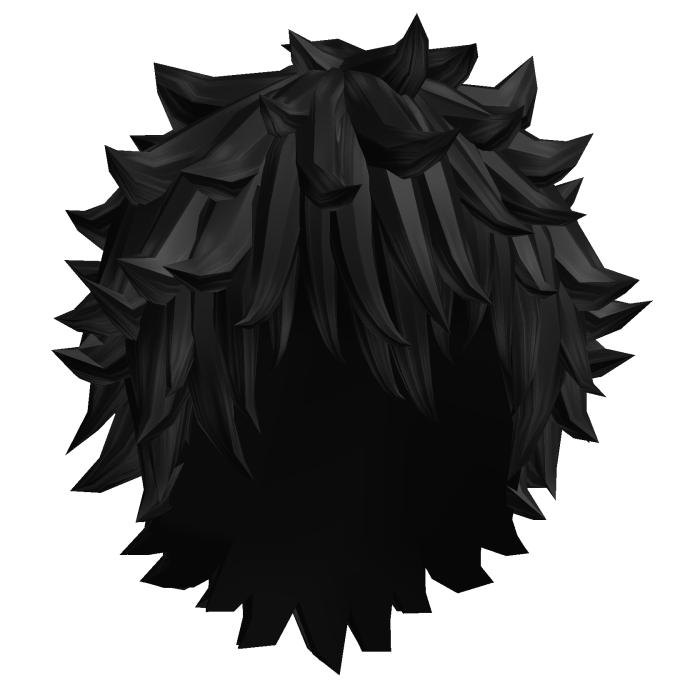 dark fluffy emo hair