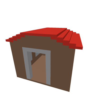 Small empty cottage.