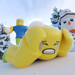 snowball fighting