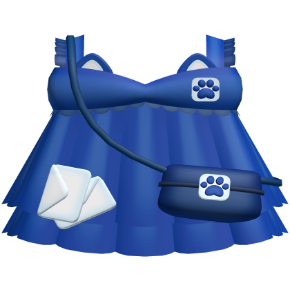 . ‿ ♡ cute mailman dress in navy