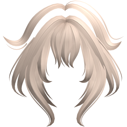 Fox Tips Anime Bangs Messy Beige Blonde Roblox item