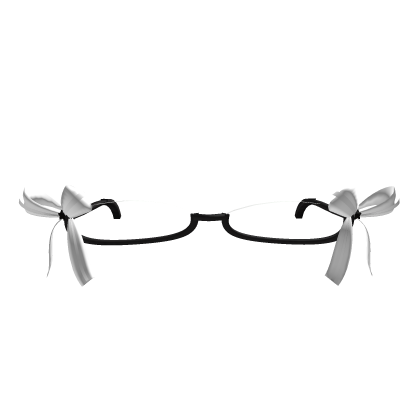 Lana Ribbon Glasses V2 (Black)