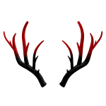 Red Eerie Antlers