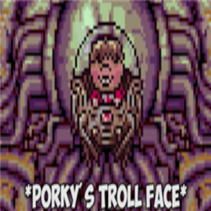 Porky's Troll Face Roblox decal