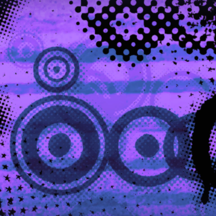 Purple Emo Skull Scene