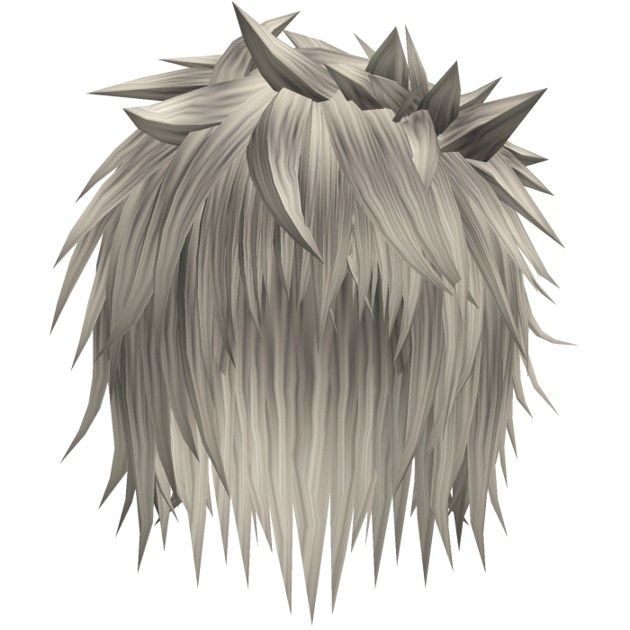 ash blonde emo spiky messy vampire anime boy hair