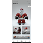 Santa and the elf's