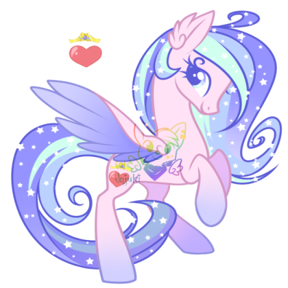 Crowned Heart - Pony OC Roblox decal