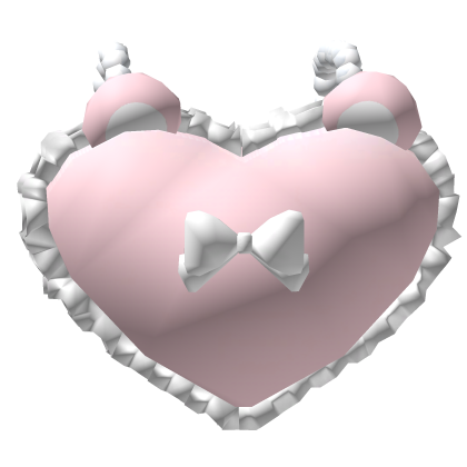 Kawaii Pink Heart Backpack with Bear Ears {3.0} Roblox item