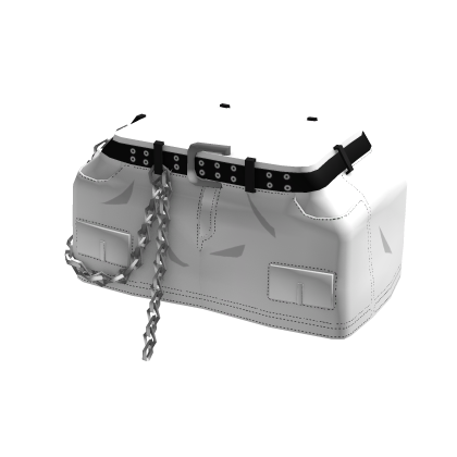 White Shorts with Chains and Belt thumbnail