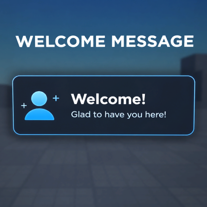 Welcome Message