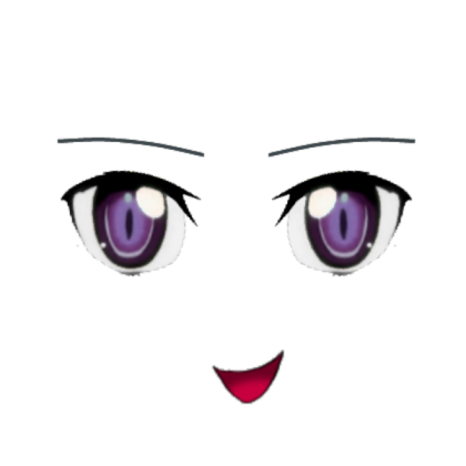 anime face template Roblox decal