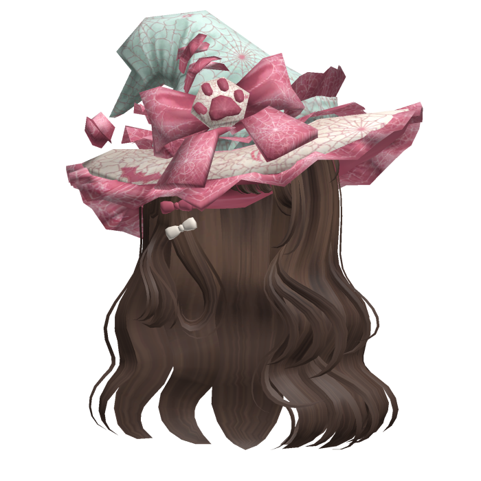 Brown Kawaii Witch Halloween Hair