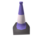 Purple Traffic Cone