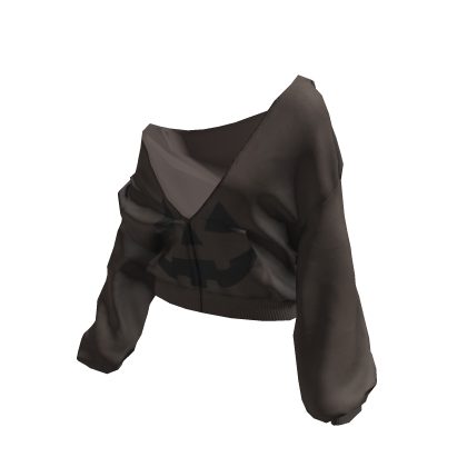 🎃 Halloween Pullover Baggy Hoodie Brown