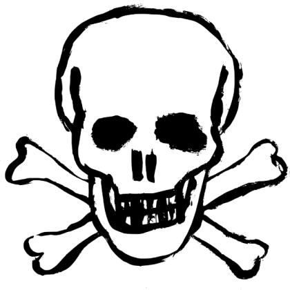 Skull & Crossbones Graffiti Roblox decal
