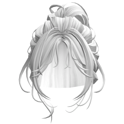 White Messy Bun