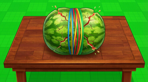 Rubber Band Watermelon 🍈