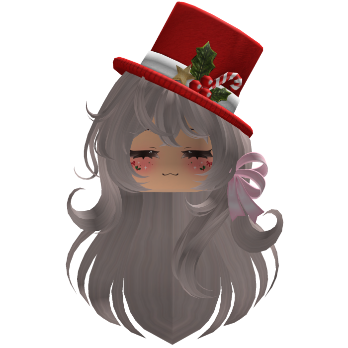 Beautiful Christmas hat hairstyle bow (Blonde)