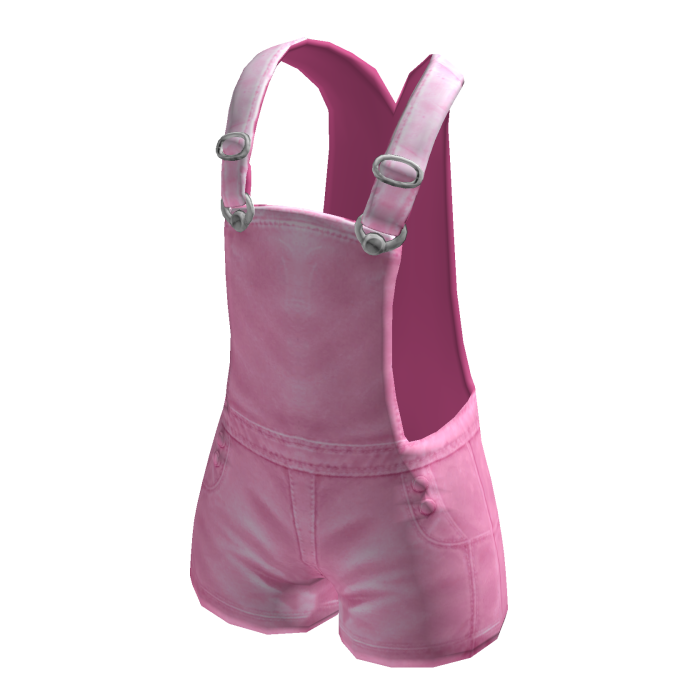 Pink Overall Shorts