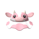 🐄 Strawberry Cow Hat