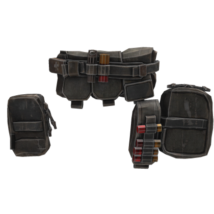 Post-Apocalyptic Samurai Cuirass Armor Pouches