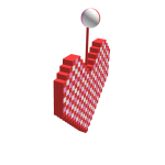 8-Bit Heart Earrings (Left)