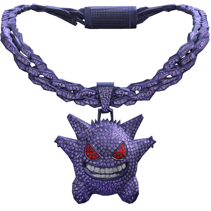 Trendy Purple Ghost Bling Bling Chain