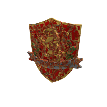 Shield with heraldic design