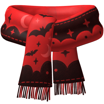 Red Halloween Scarf